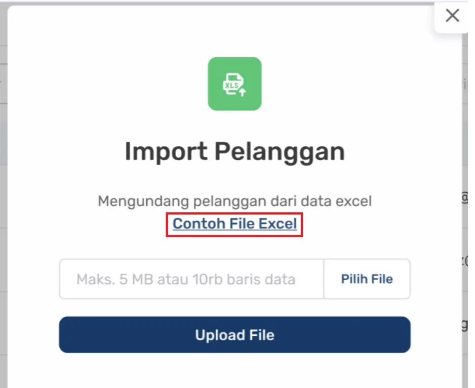 Impor Data Pelanggan Bliss